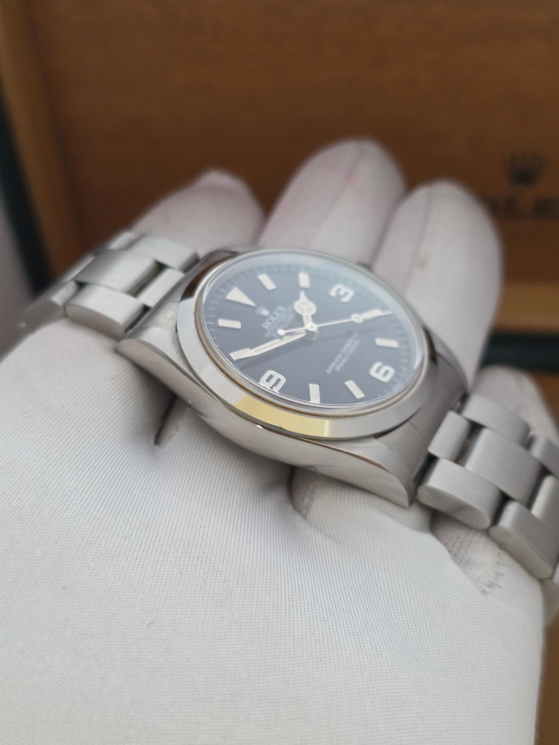 Rolex Explorer 14270 Watch, 36mm 1998 Unpolished Set