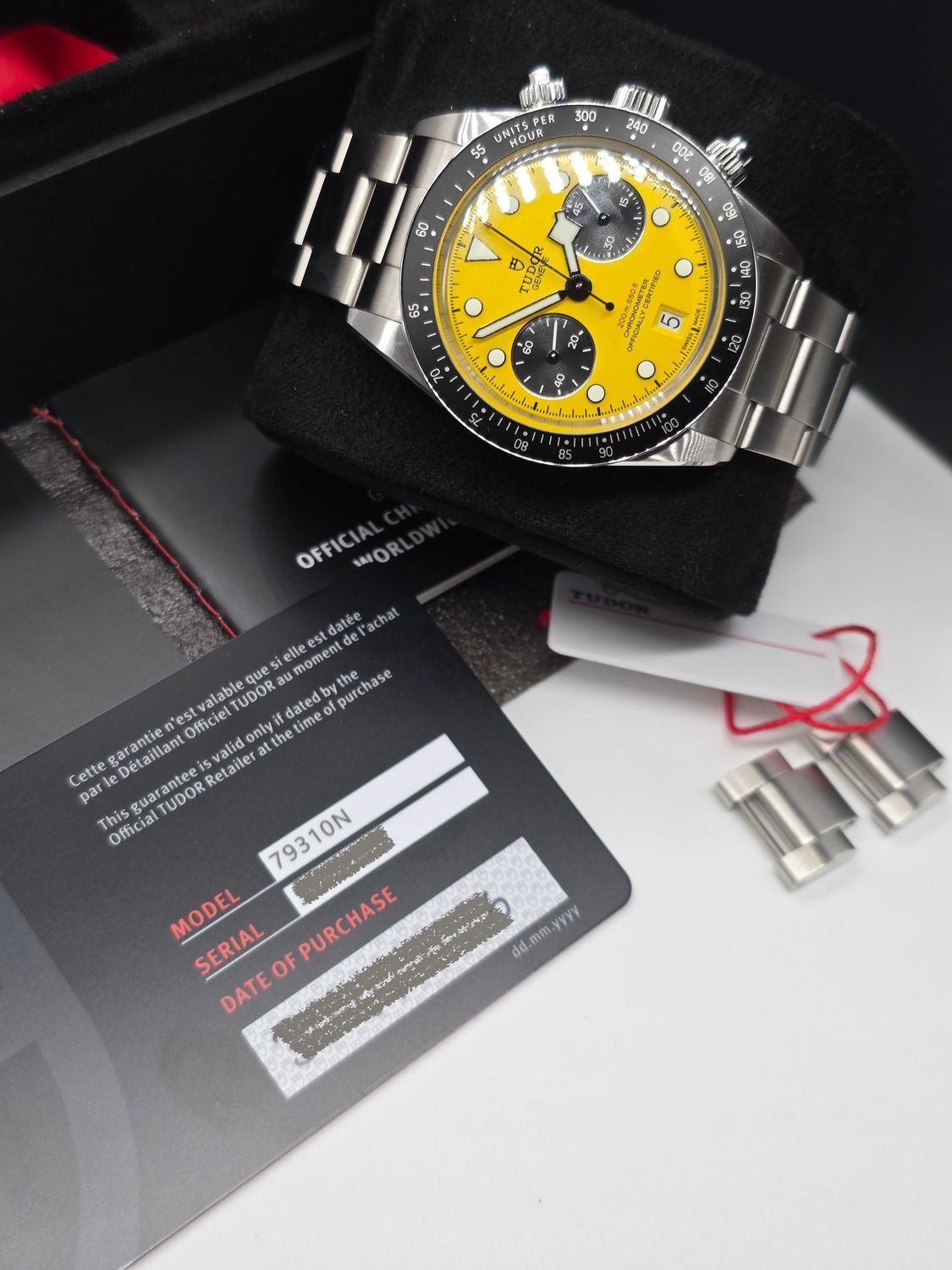 TUDOR Black Bay M79310N-0001 Chrono 39mm Bumblebee - 2026 Full, Set New/Unworn