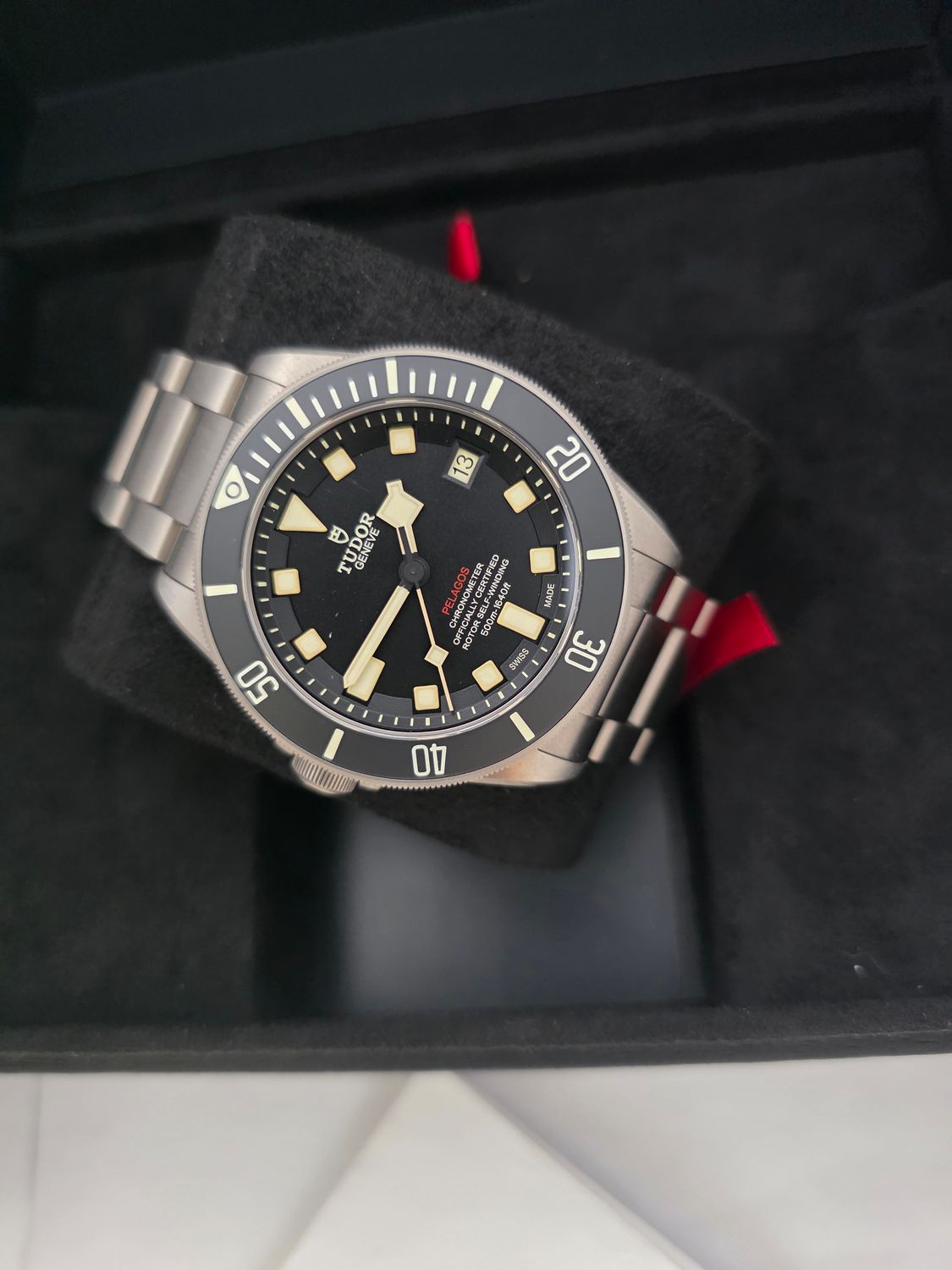 TUDOR Pelagos LHD 25610TNL Titanium - 1 Owner 2024 Full Set