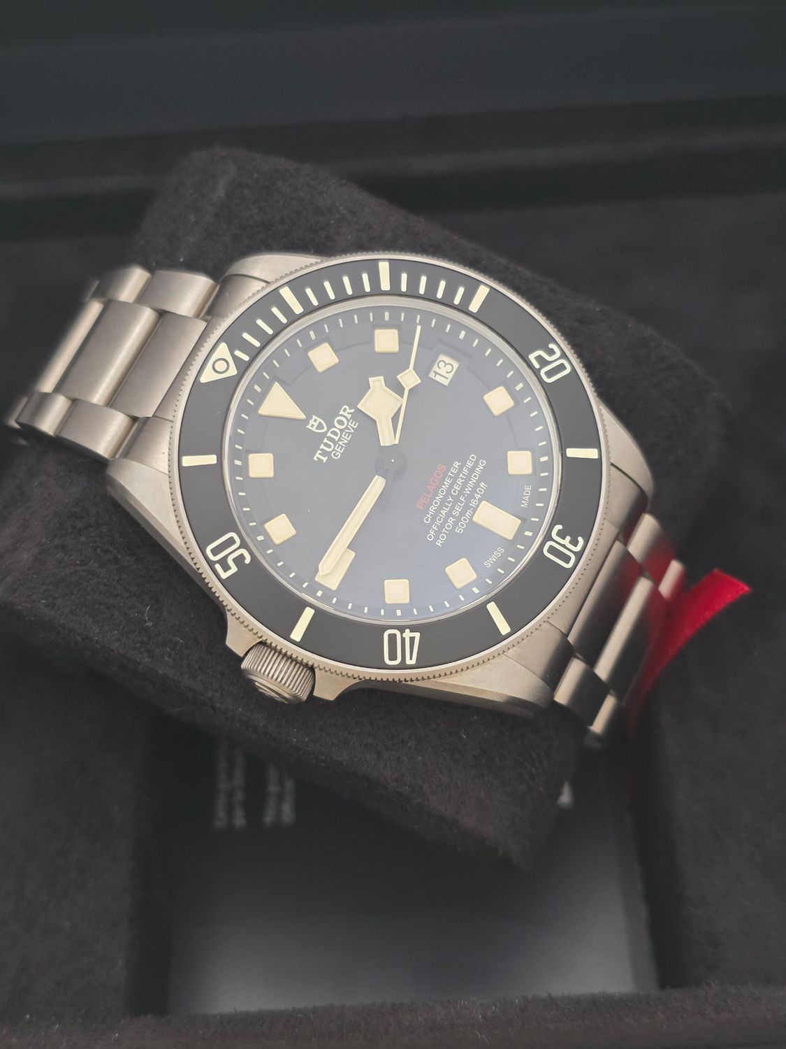 TUDOR Pelagos LHD 25610TNL Titanium - 1 Owner 2024 Full Set