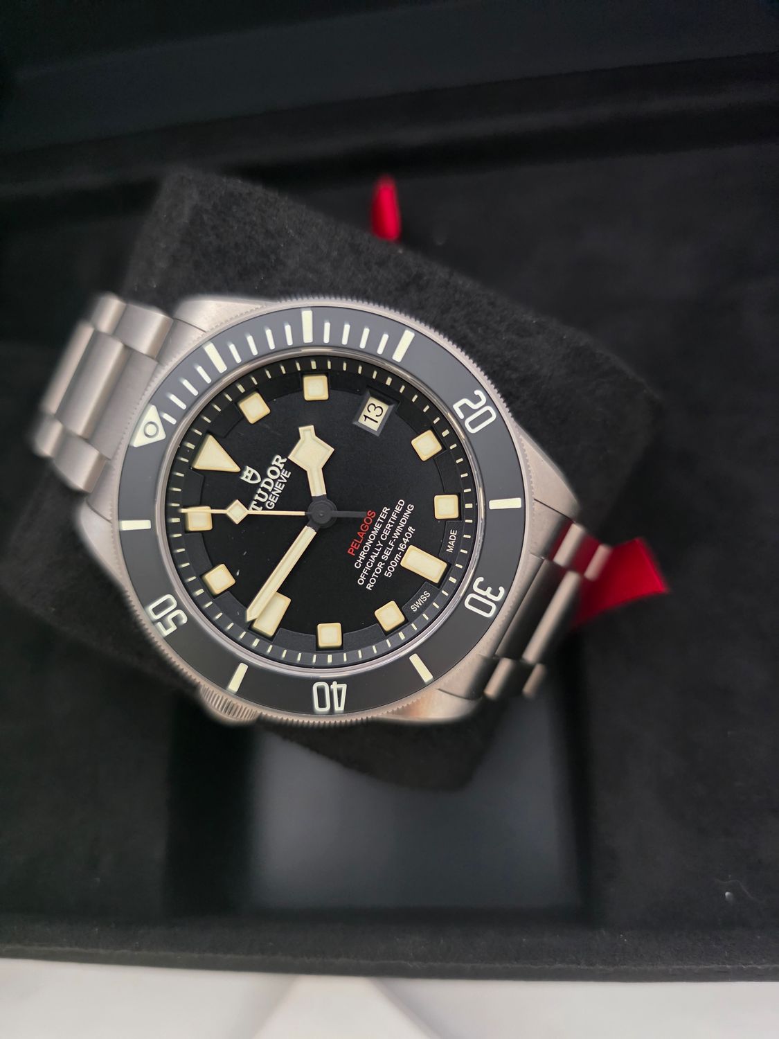 TUDOR Pelagos LHD 25610TNL Titanium - 1 Owner 2024 Full Set