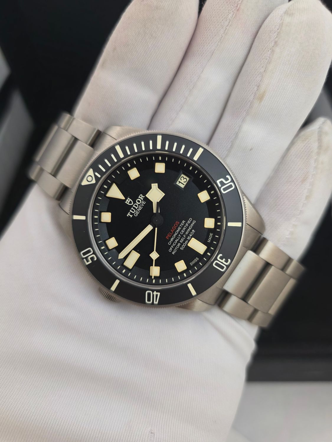 TUDOR Pelagos LHD 25610TNL Titanium - 1 Owner 2024 Full Set