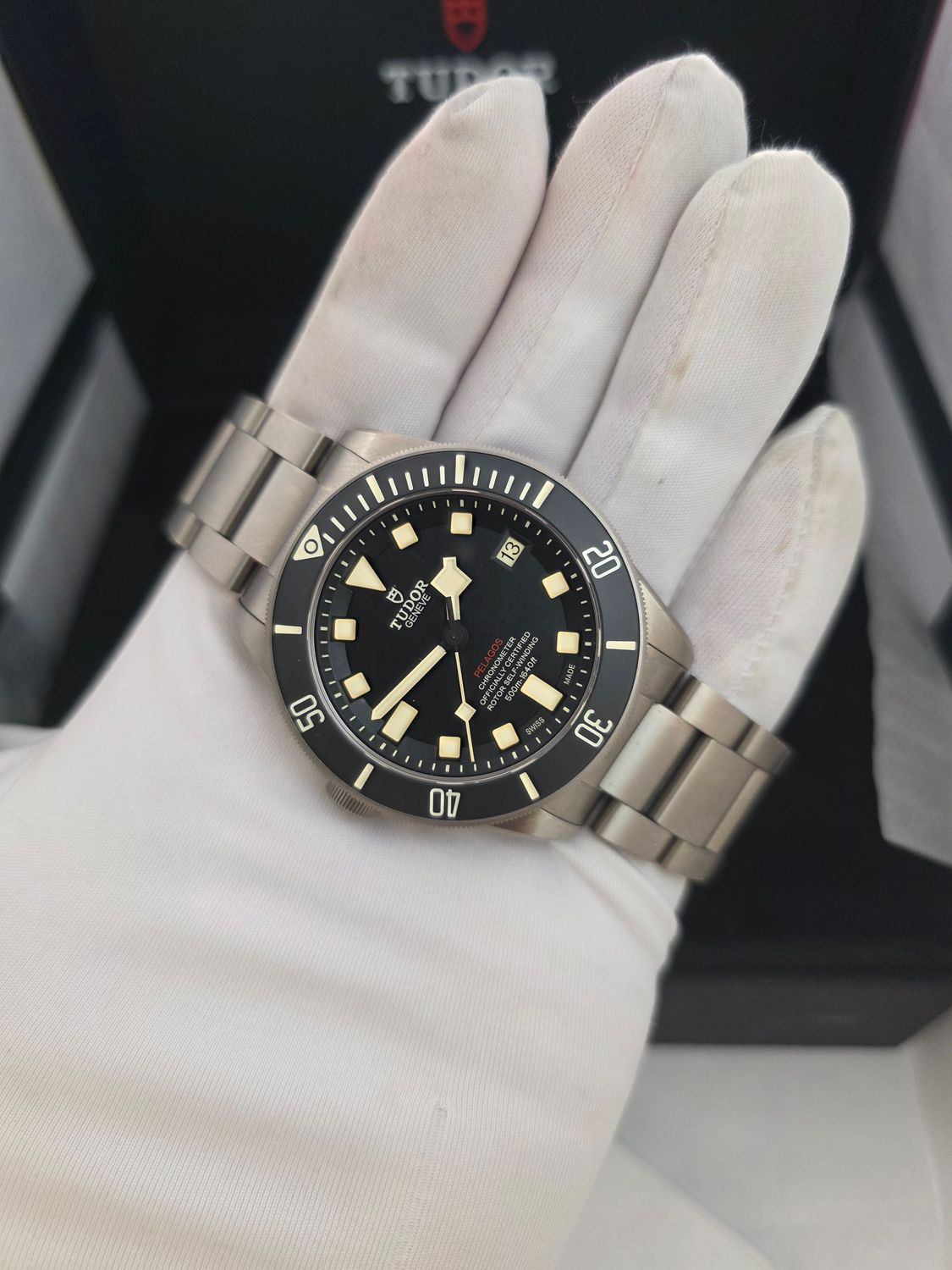 TUDOR Pelagos LHD 25610TNL Titanium - 1 Owner 2024 Full Set