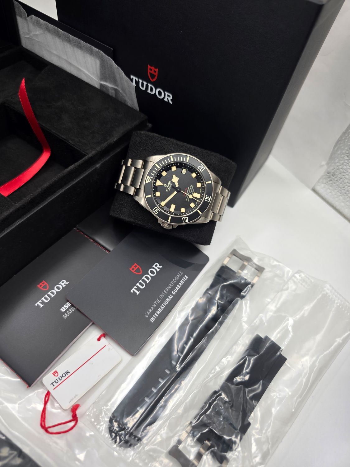 TUDOR Pelagos LHD 25610TNL Titanium - 1 Owner 2024 Full Set