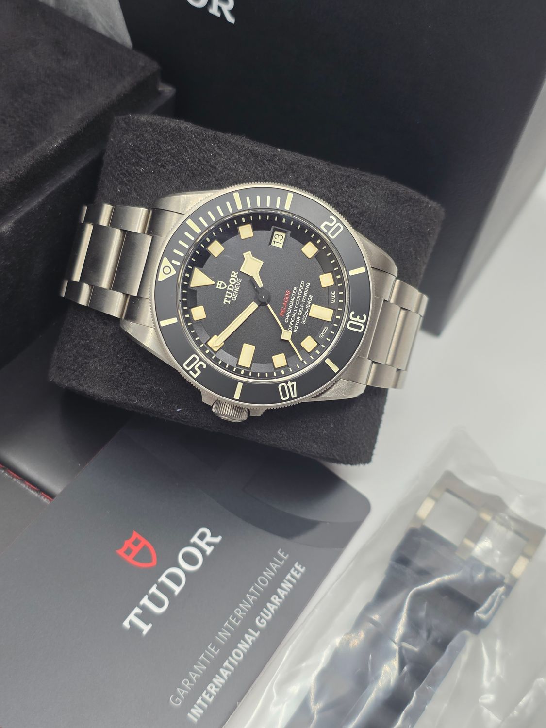 TUDOR Pelagos LHD 25610TNL Titanium - 1 Owner 2024 Full Set