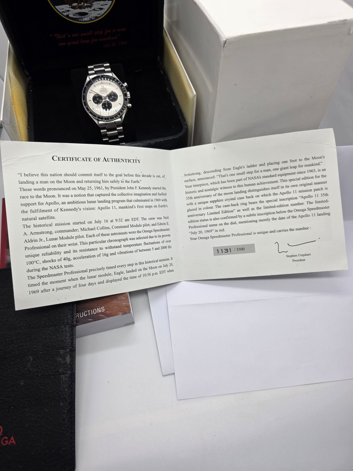 OMEGA Speedmaster 3569.31.00, Apollo 11 35th Anniversary Limited Edition, 2004