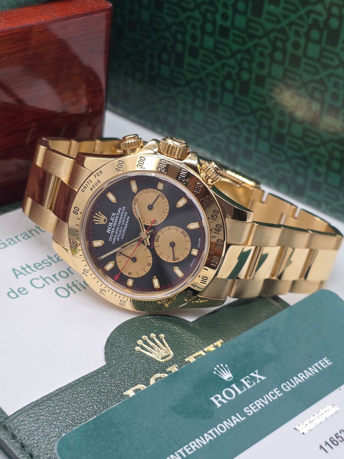 Rolex Daytona  116528 'Paul Newman', 2020 Rolex Service, 2005 Box and Papers