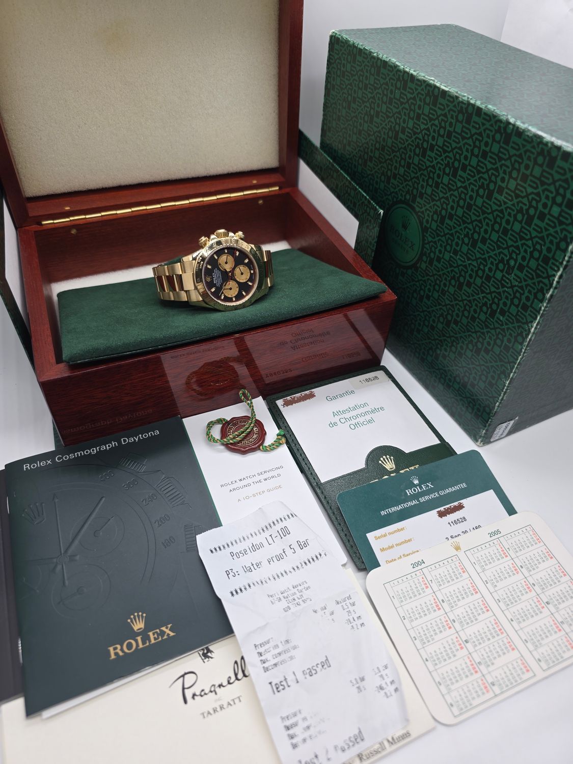 Rolex Daytona  116528 'Paul Newman', 2020 Rolex Service, 2005 Box and Papers