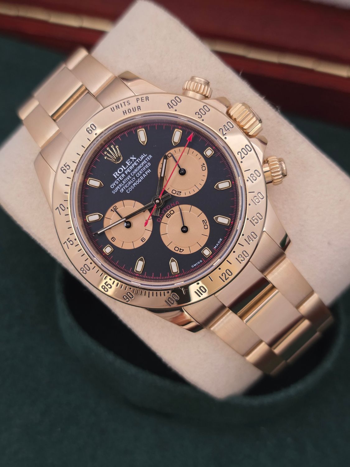 Rolex Daytona  116528 'Paul Newman', 2020 Rolex Service, 2005 Box and Papers