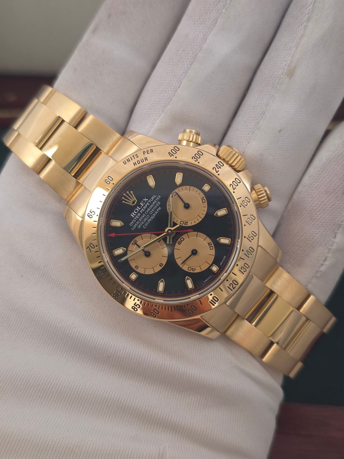Rolex Daytona  116528 'Paul Newman', 2020 Rolex Service, 2005 Box and Papers