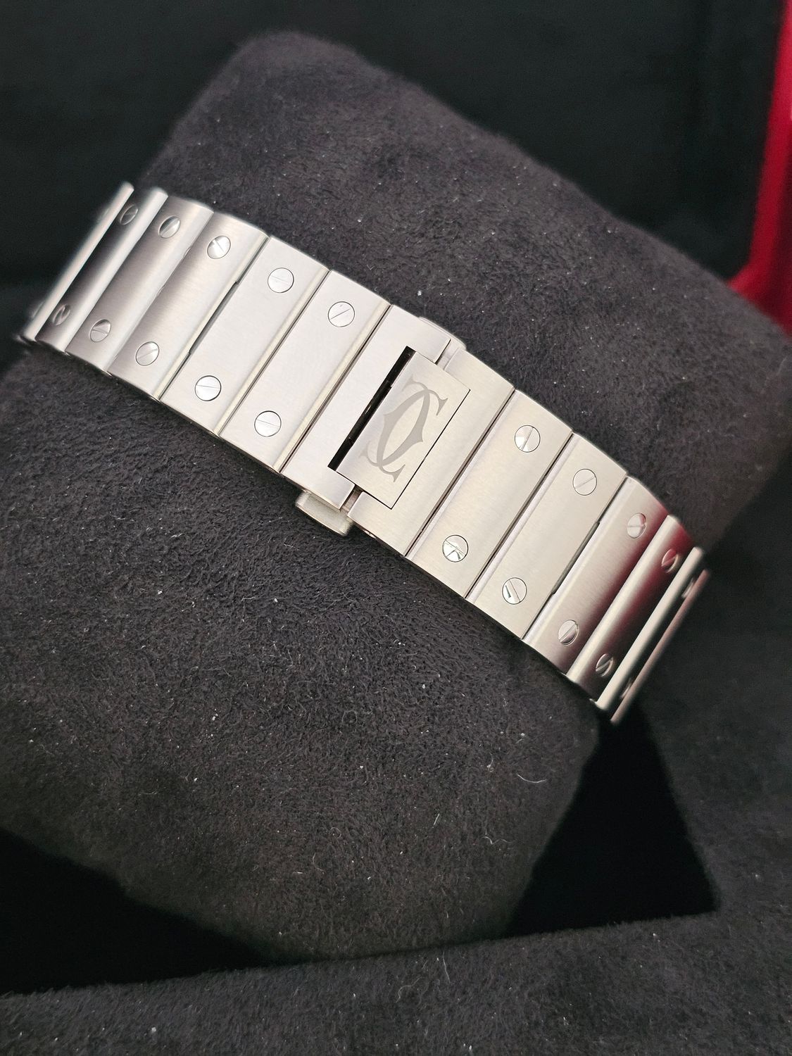 Cartier Santos De Cartier WSSA0018 Large, 2023 Full Set Excellent Condition