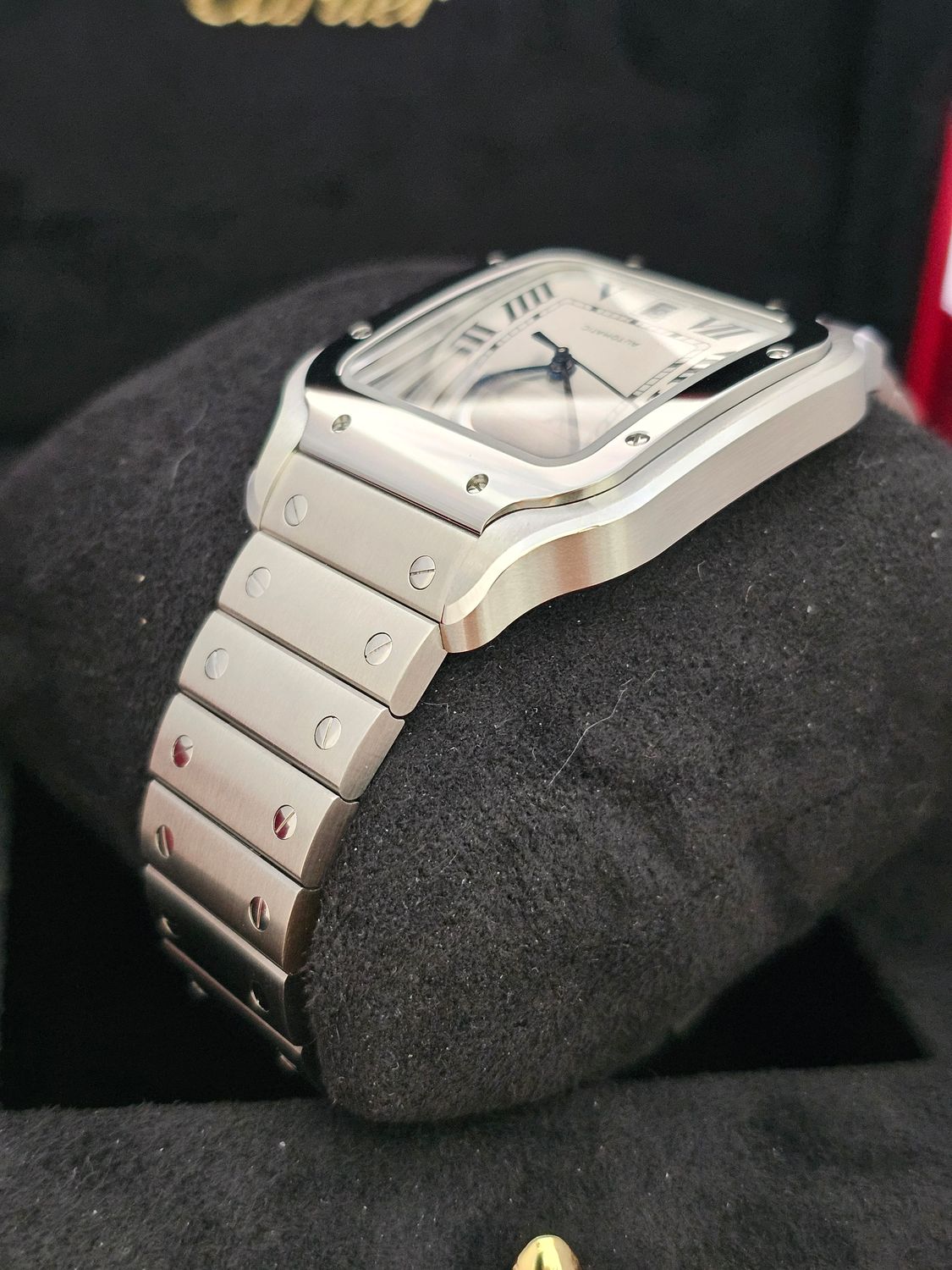 Cartier Santos De Cartier WSSA0018 Large, 2023 Full Set Excellent Condition