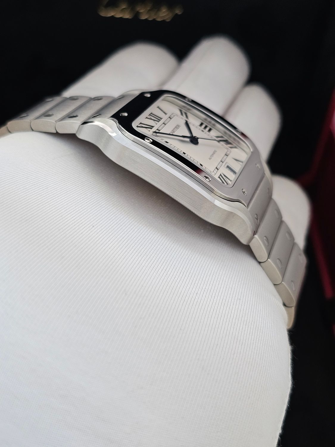 Cartier Santos De Cartier WSSA0018 Large, 2023 Full Set Excellent Condition