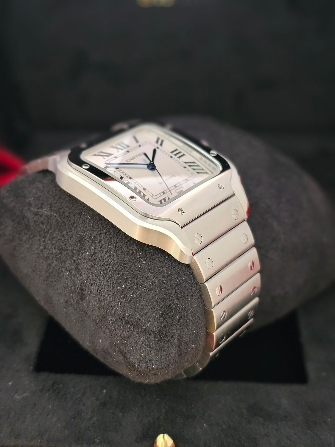 Cartier Santos De Cartier WSSA0018 Large, 2023 Full Set Excellent Condition