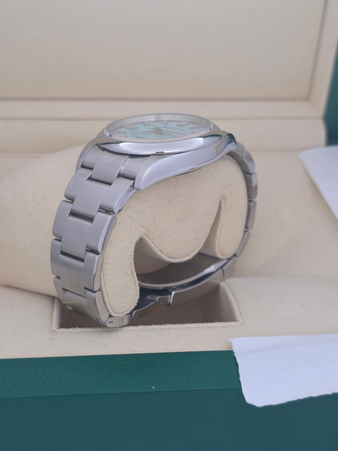 Rolex Oyster Perpetual Tiffany Dial 126000 Watch, 36mm 2024 Box &amp; Papers