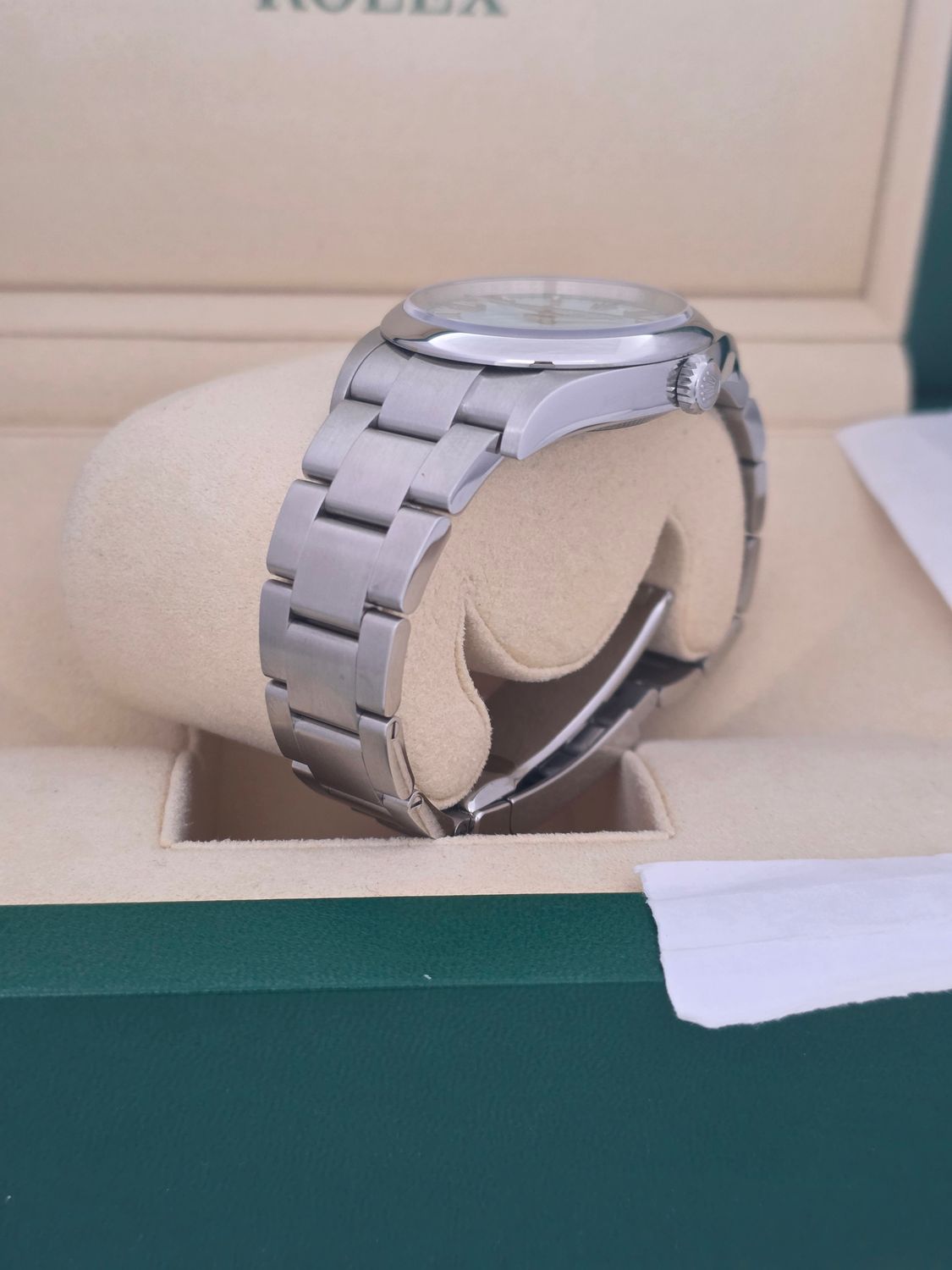 Rolex Oyster Perpetual Tiffany Dial 126000 Watch, 36mm 2024 Box &amp; Papers