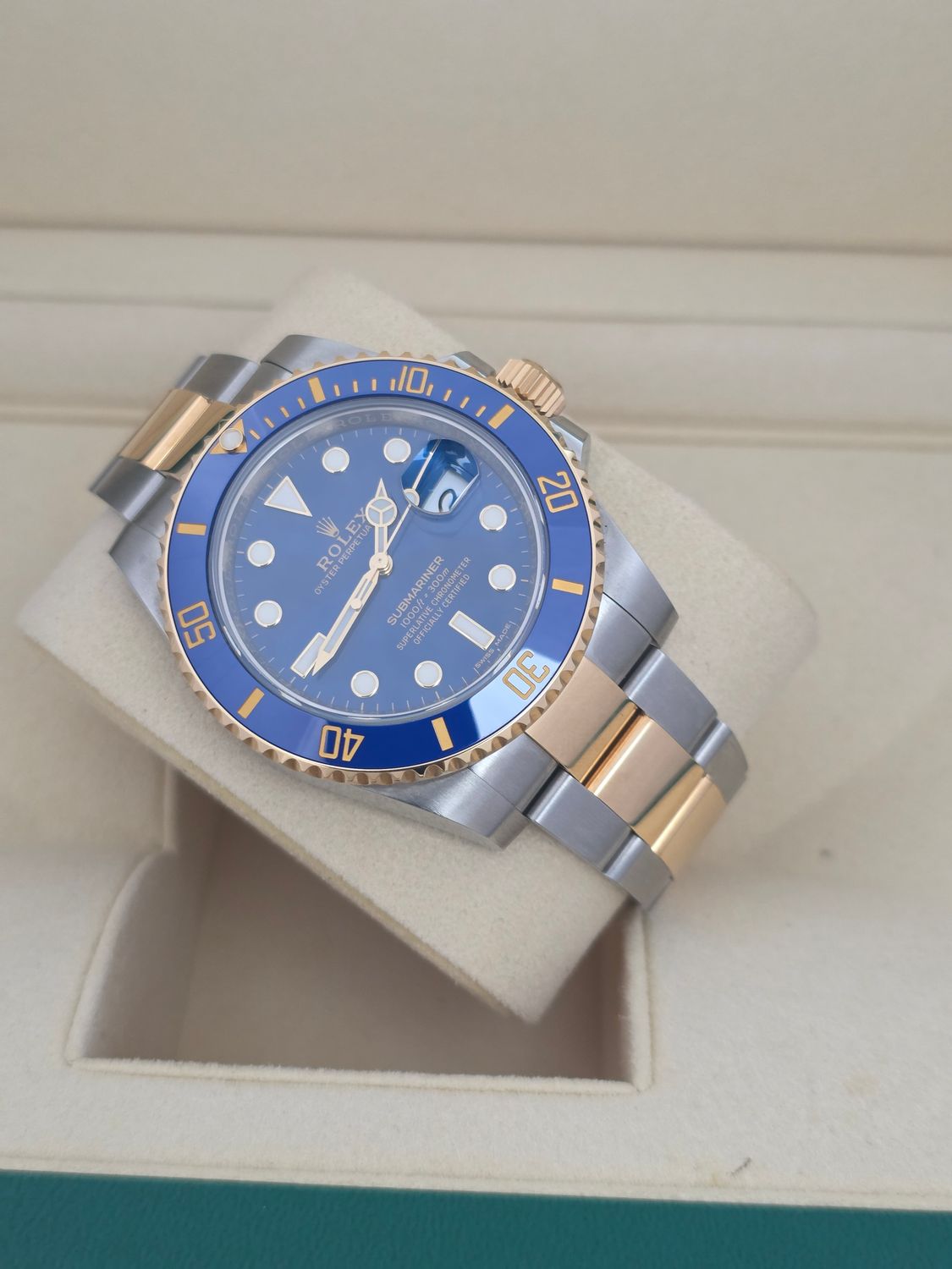 Rolex Submariner Date Bluesy Watch 40mm Ref 116613LB