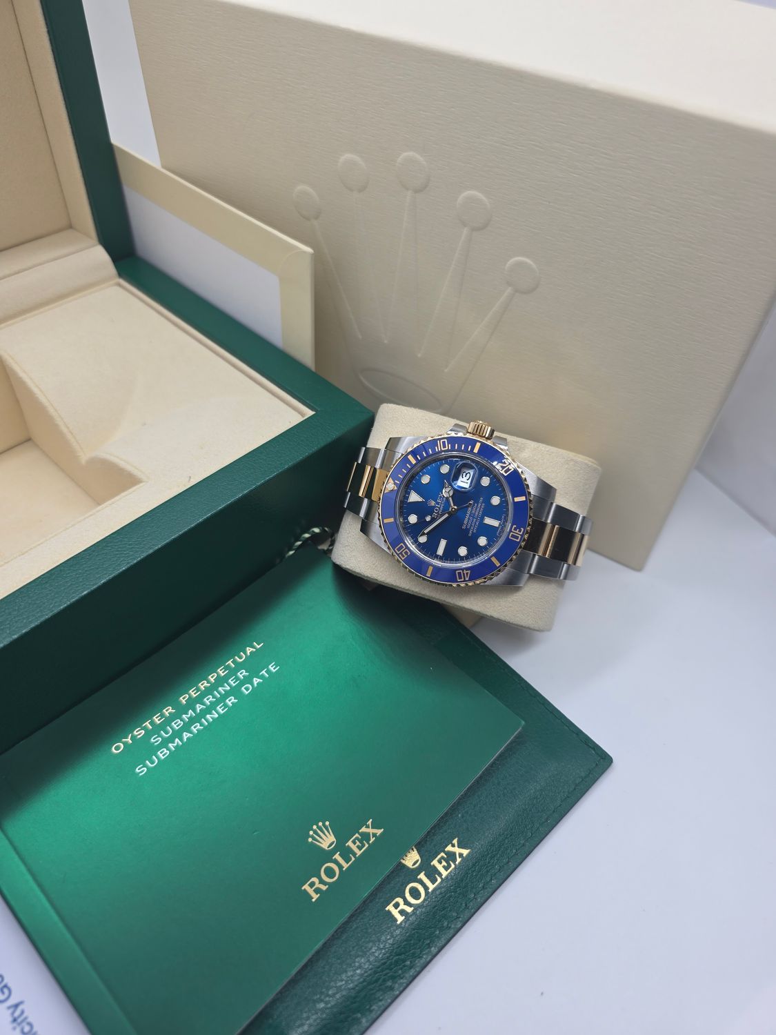 Rolex Submariner Date Bluesy Watch 40mm Ref 116613LB