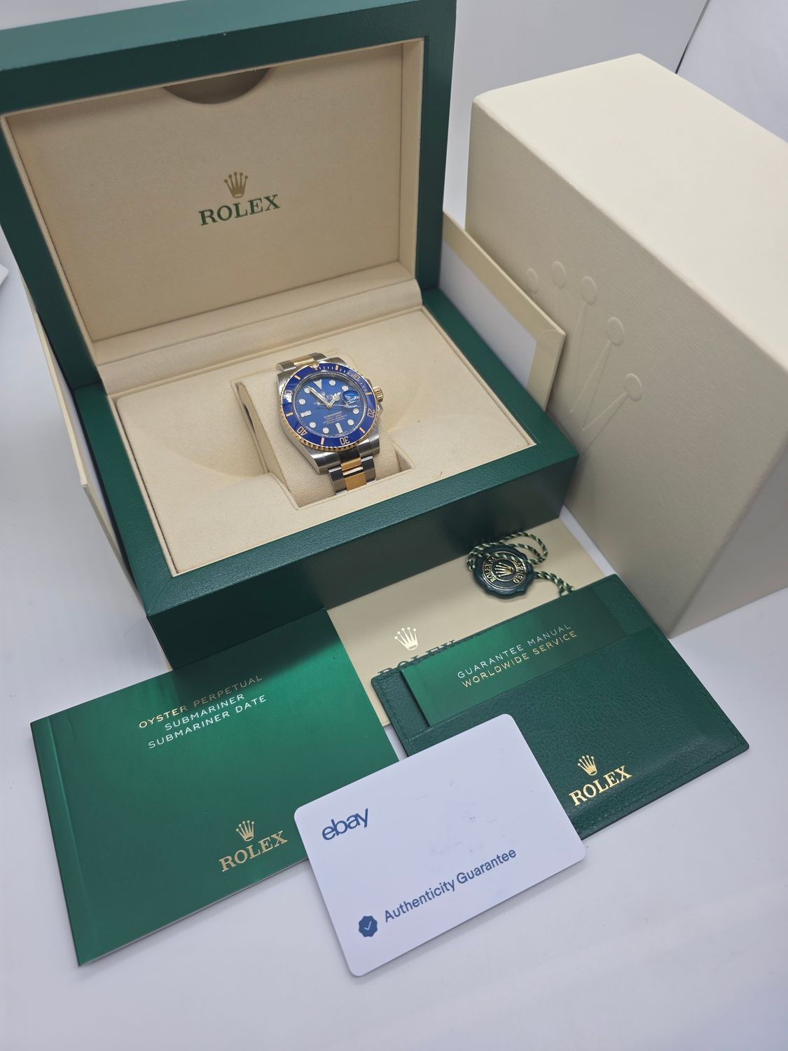 Rolex Submariner Date Bluesy Watch 40mm Ref 116613LB