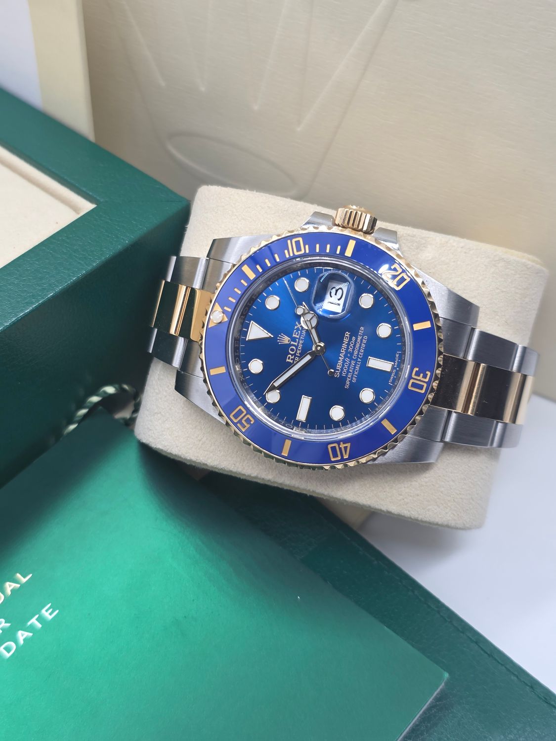 Rolex Submariner Date Bluesy Watch 40mm Ref 116613LB