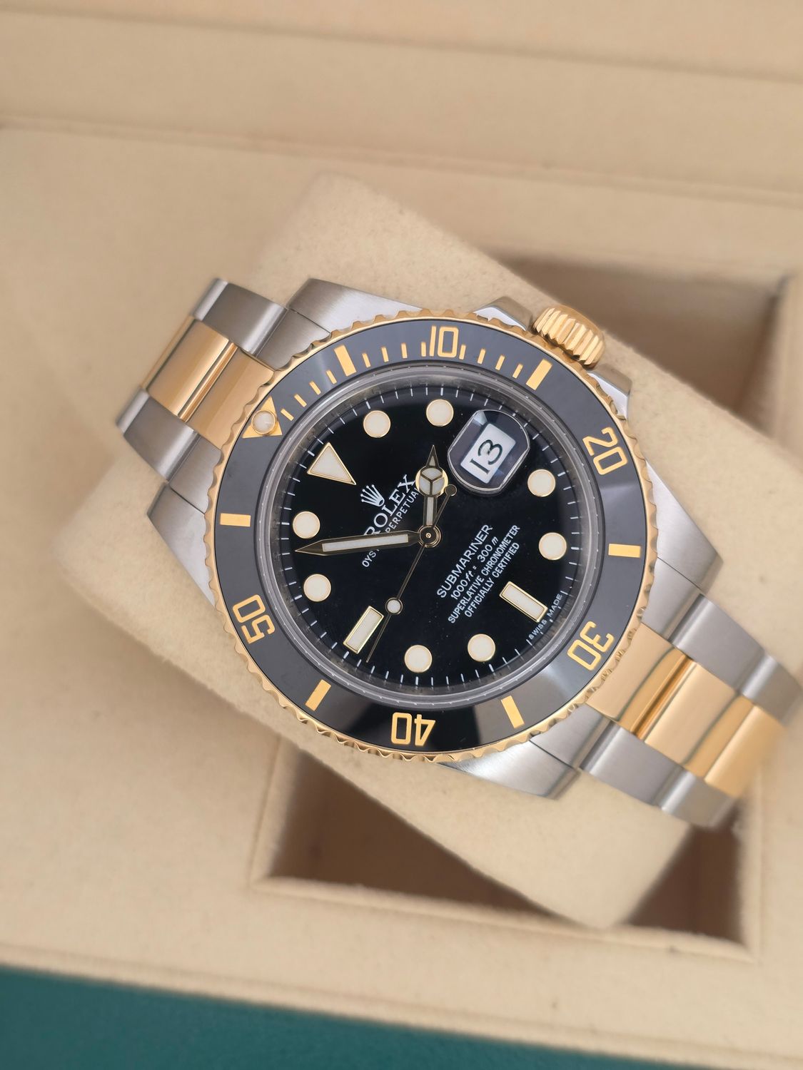 Rolex Submariner Date Watch, Ref 116613LN - 2012 Box &amp; Papers