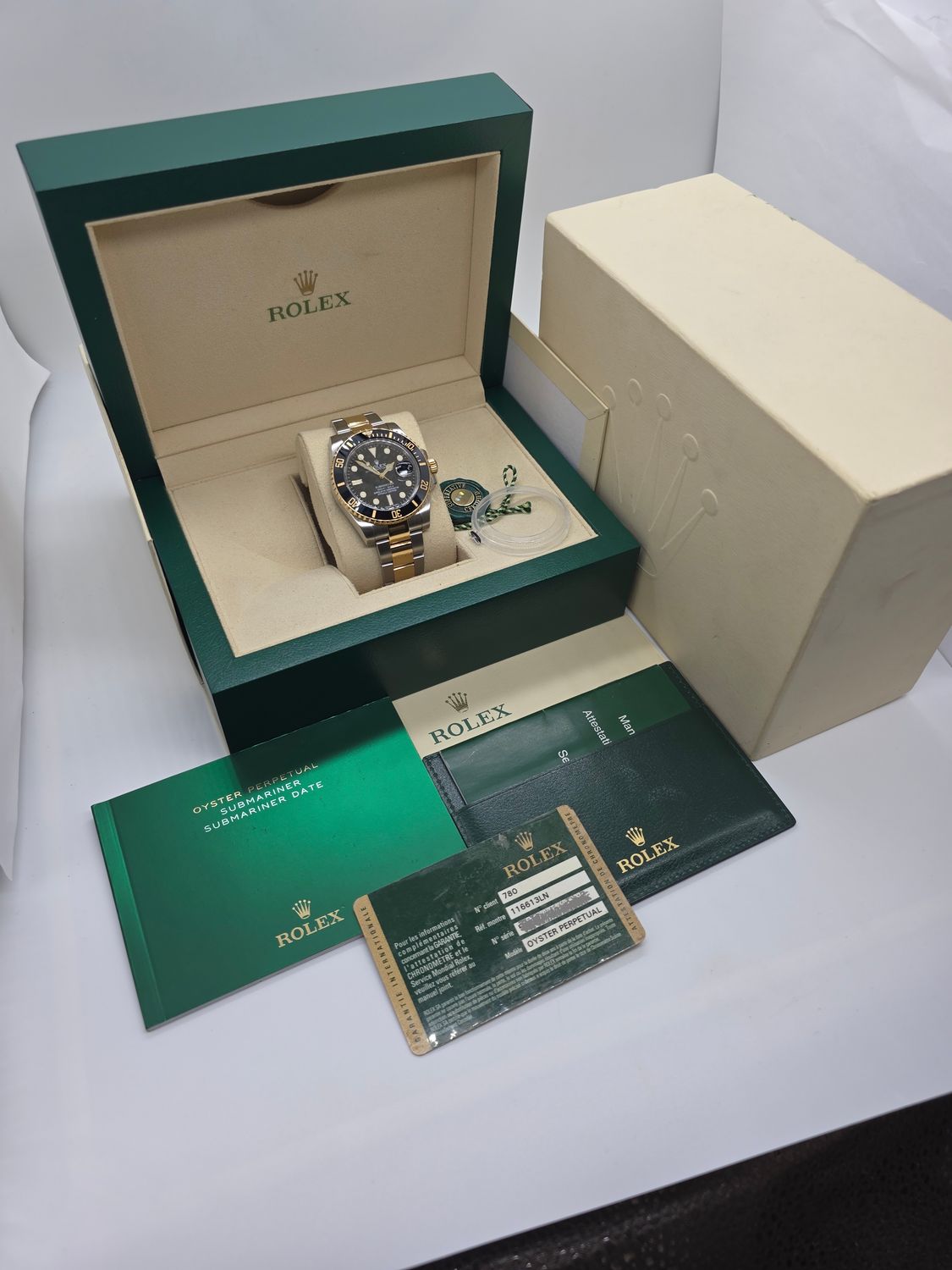 Rolex Submariner Date Watch, Ref 116613LN - 2012 Box &amp; Papers