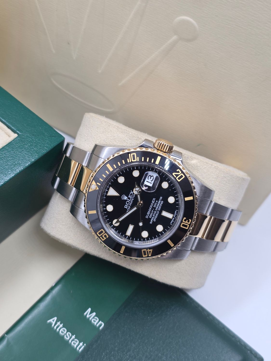 Rolex Submariner Date Watch, Ref 116613LN - 2012 Box &amp; Papers