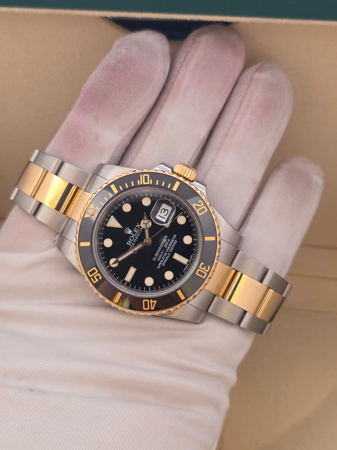 Rolex Submariner Date Watch, Ref 116613LN - 2012 Box &amp; Papers