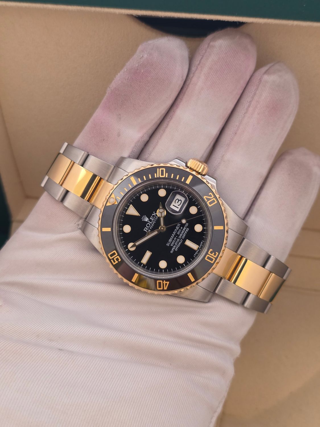 Rolex Submariner Date Watch, Ref 116613LN - 2012 Box &amp; Papers