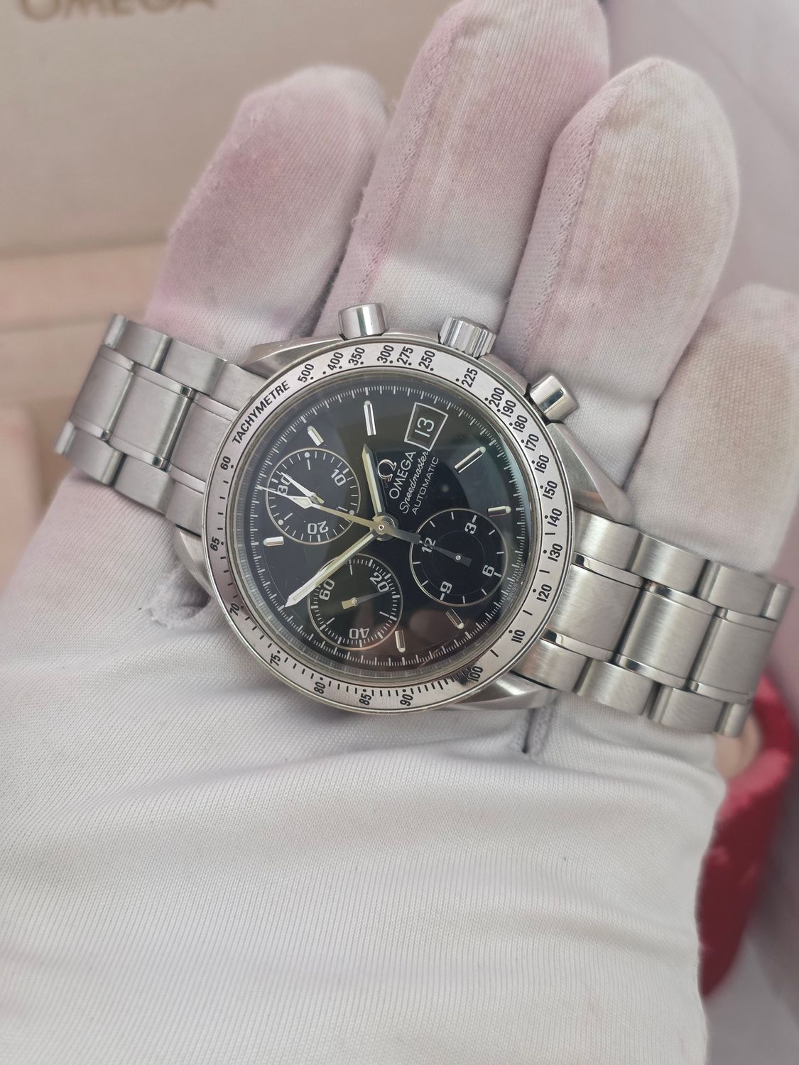OMEGA Speedmaster 3513.50.00 Chrono 39mm Watch 'Unpolished' - 2005 Box &amp; Papers