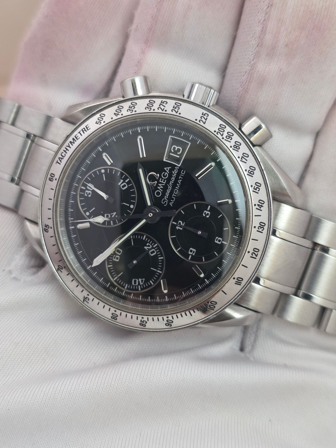 OMEGA Speedmaster 3513.50.00 Chrono 39mm Watch 'Unpolished' - 2005 Box &amp; Papers