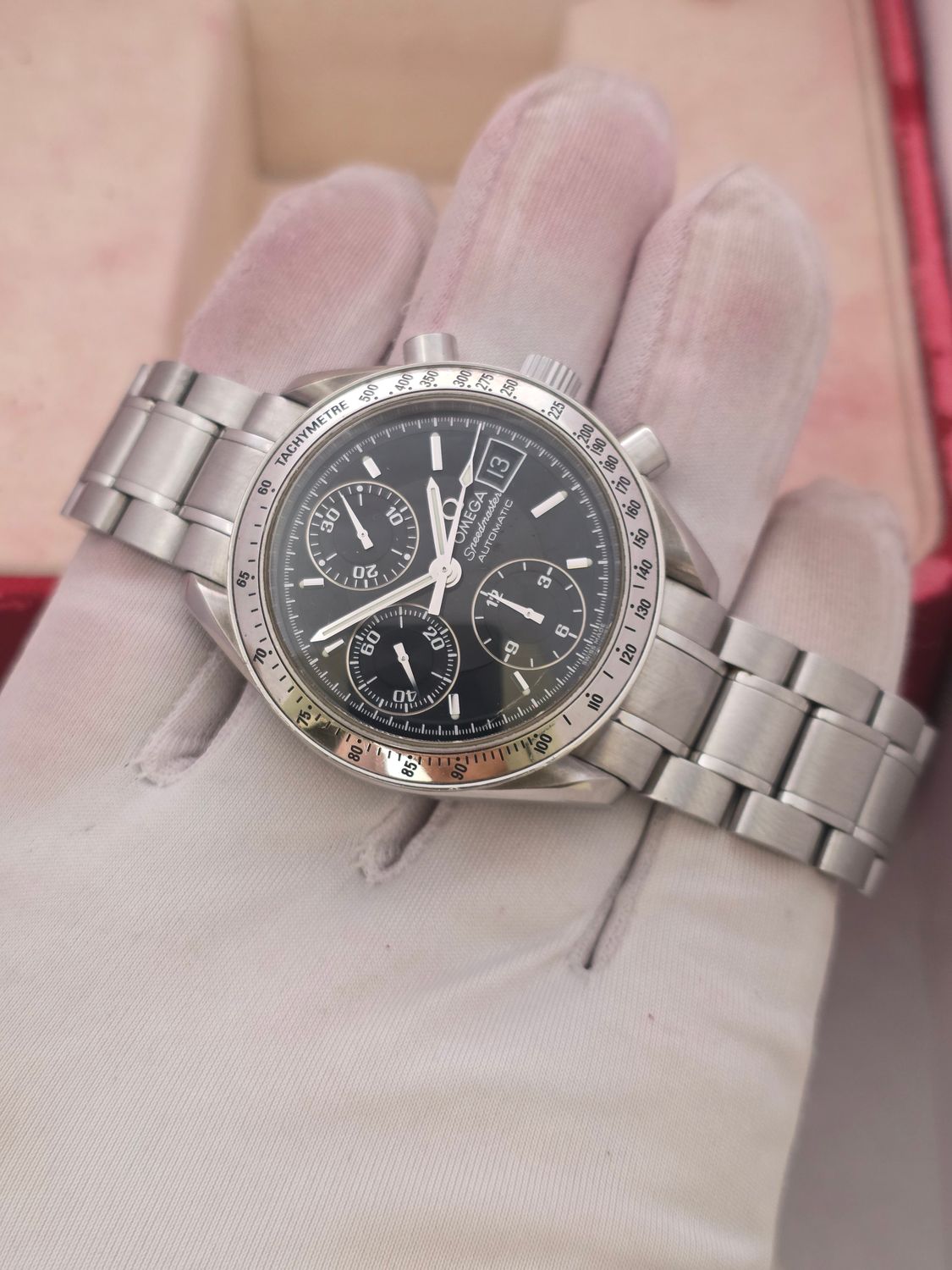 OMEGA Speedmaster 3513.50.00 Chrono 39mm Watch 'Unpolished' - 2005 Box &amp; Papers