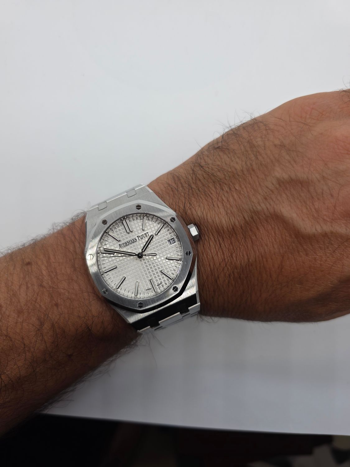 Audemars Piguet Royal Oak Silver Toned Dial, 15510ST.OO.1320ST.08, 2025 Full Set