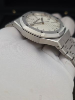 Audemars Piguet Royal Oak Silver Toned Dial, 15510ST.OO.1320ST.08, 2025 Full Set