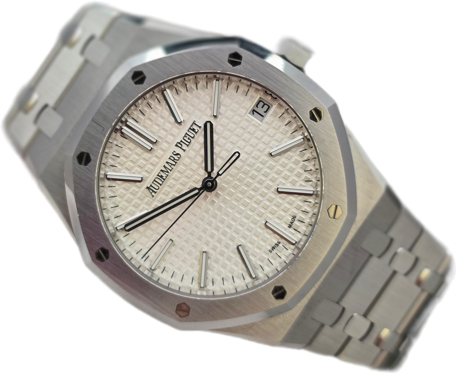 Audemars Piguet Royal Oak Silver Toned Dial, 15510ST.OO.1320ST.08, 2025 Full Set