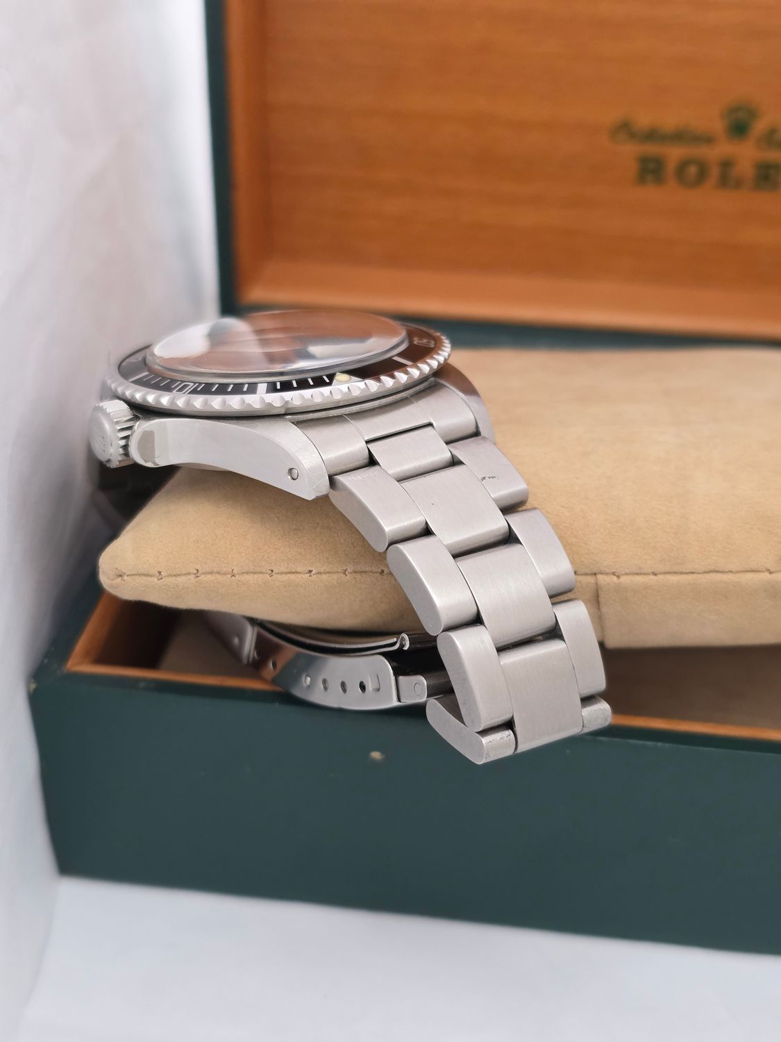 Rolex Submariner 5513 Unpolished Condition, Black Watch, 1989