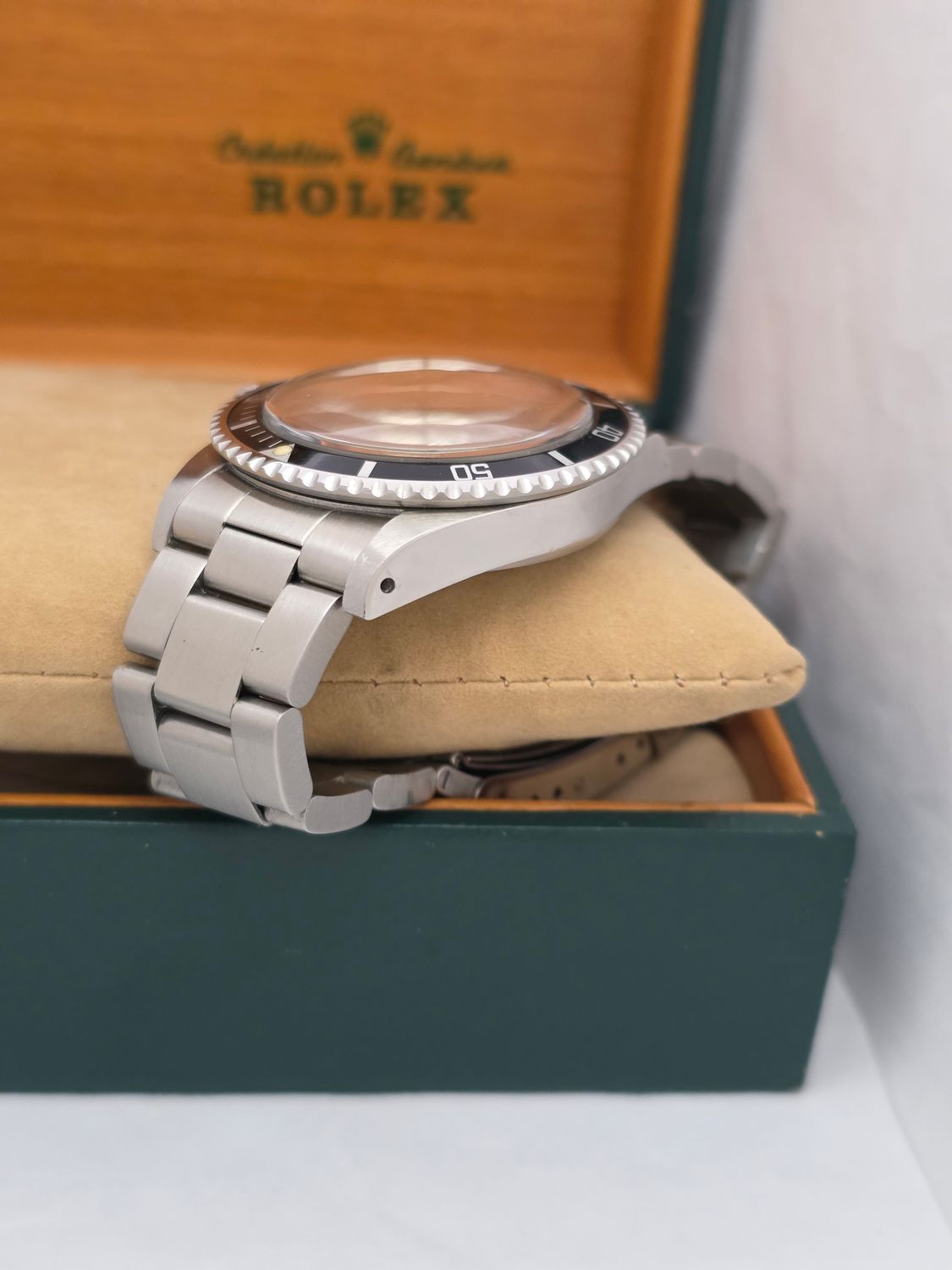 Rolex Submariner 5513 Unpolished Condition, Black Watch, 1989