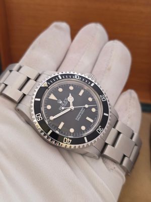 Rolex Submariner 5513 Unpolished Condition, Black Watch, 1989