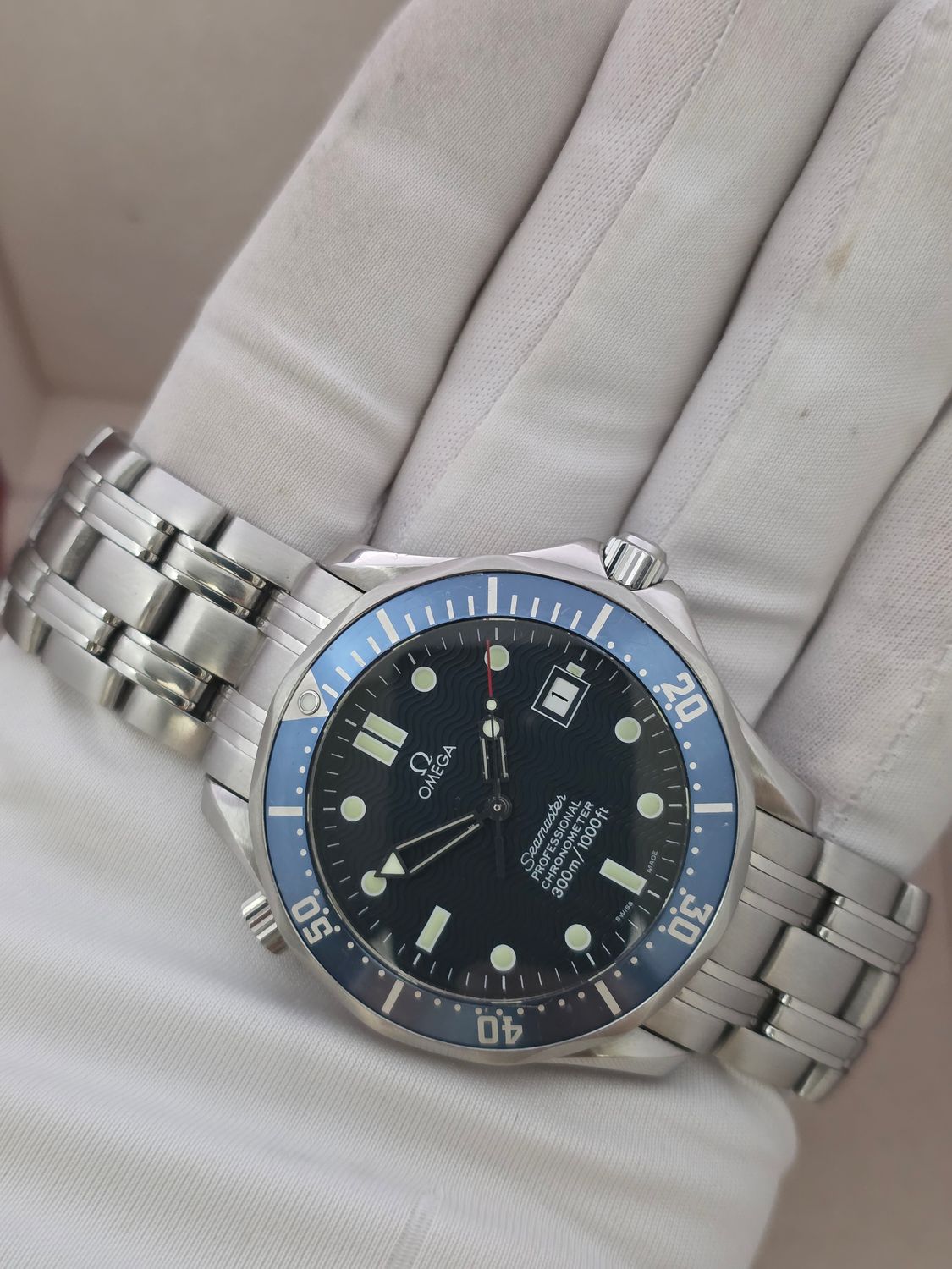 Omega Seamaster Professional 300m Blue Watch, Ref: 2531.80.00, 2004 Full Set