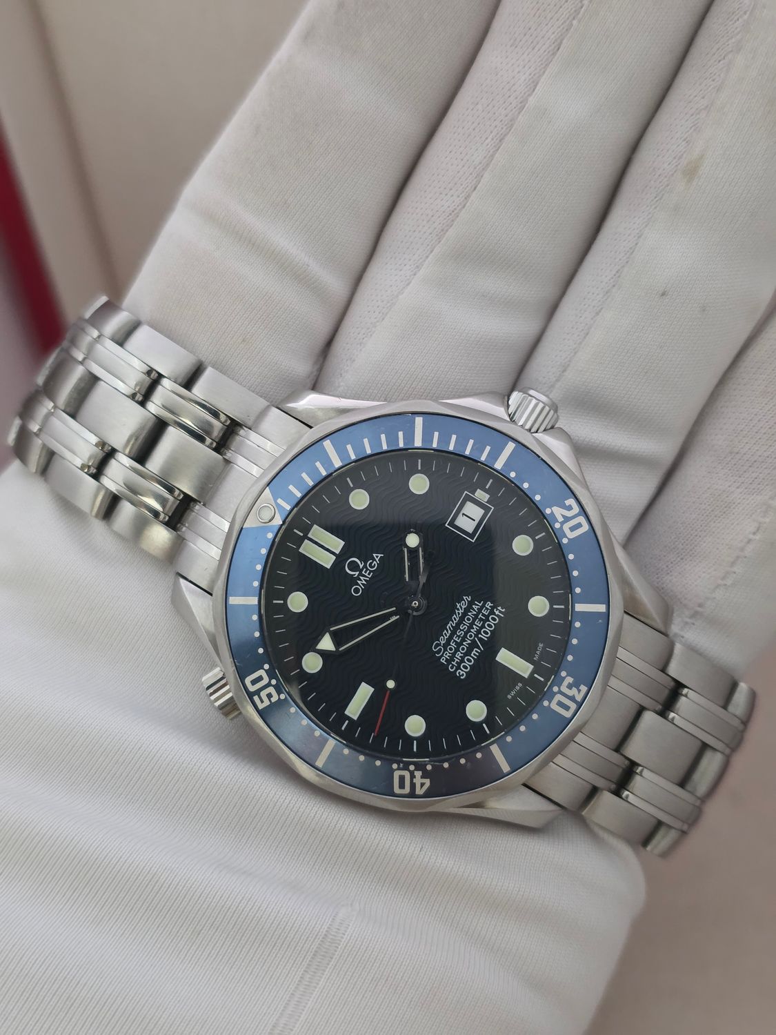 Omega Seamaster Professional 300m Blue Watch, Ref: 2531.80.00, 2004 Full Set