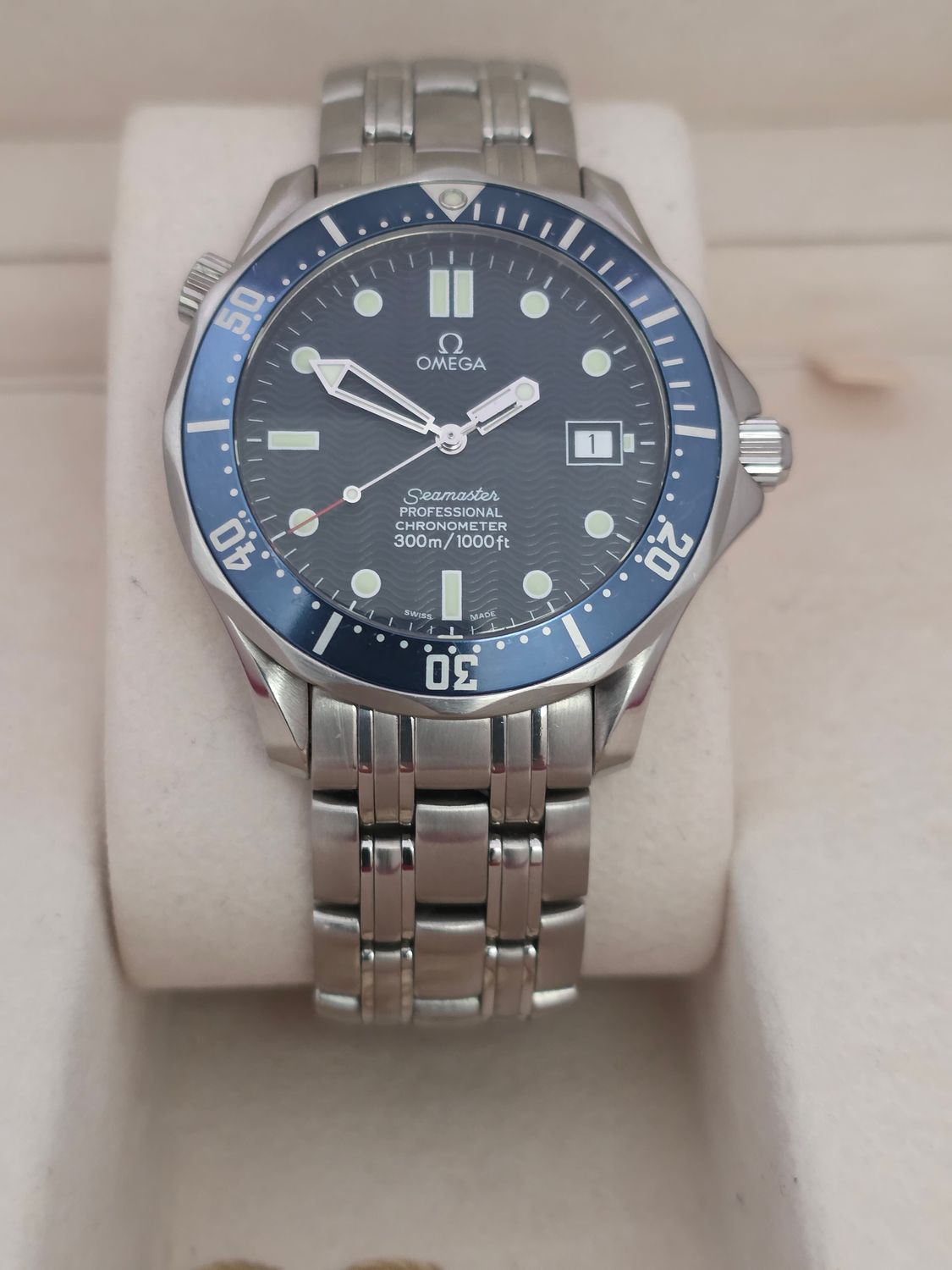 Omega Seamaster Professional 300m Blue Watch, Ref: 2531.80.00, 2004 Full Set