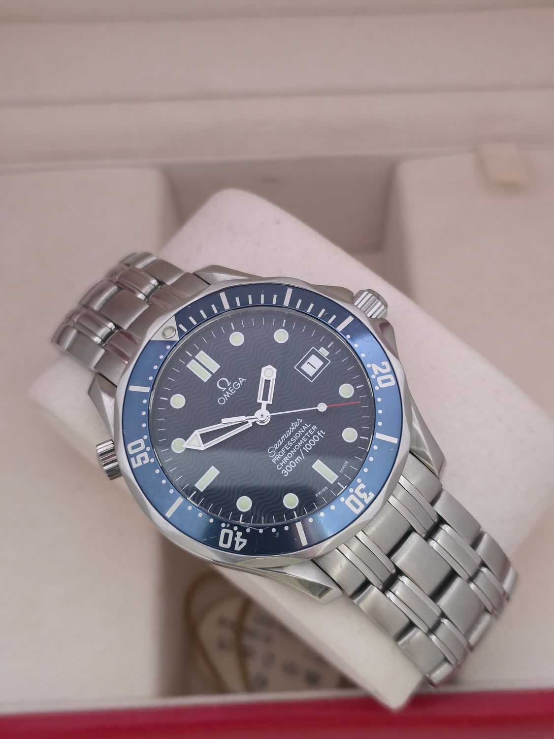 Omega Seamaster Professional 300m Blue Watch, Ref: 2531.80.00, 2004 Full Set