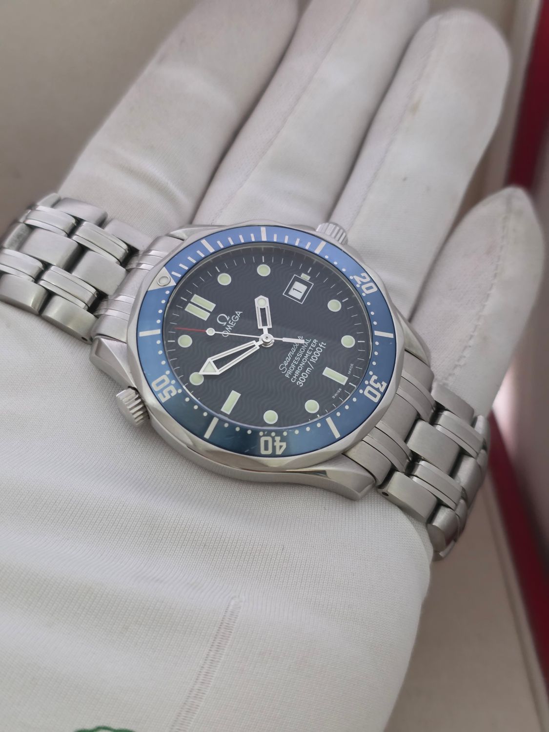Omega Seamaster Professional 300m Blue Watch, Ref: 2531.80.00, 2004 Full Set