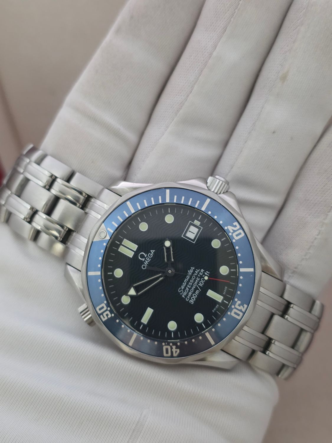 Omega Seamaster Professional 300m Blue Watch, Ref: 2531.80.00, 2004 Full Set