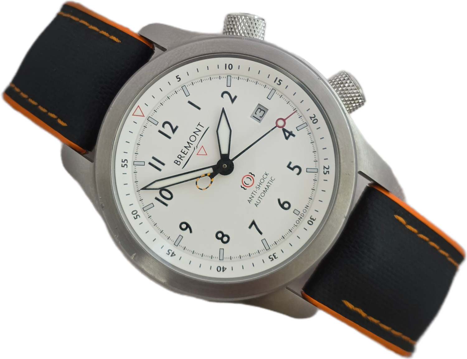 Bremont MBII White Dial Ref: SS-WH-C-O-P-11R, 2021 Automatic 43mm 2021 Full Set