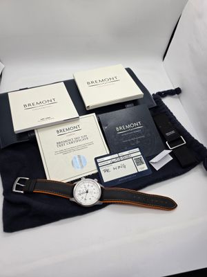 Bremont MBII White Dial Ref: SS-WH-C-O-P-11R, 2021 Automatic 43mm 2021 Full Set