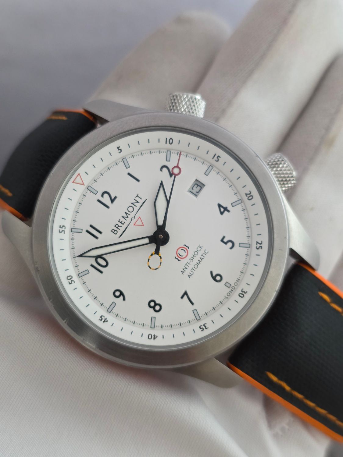 Bremont MBII White Dial Ref: SS-WH-C-O-P-11R, 2021 Automatic 43mm 2021 Full Set
