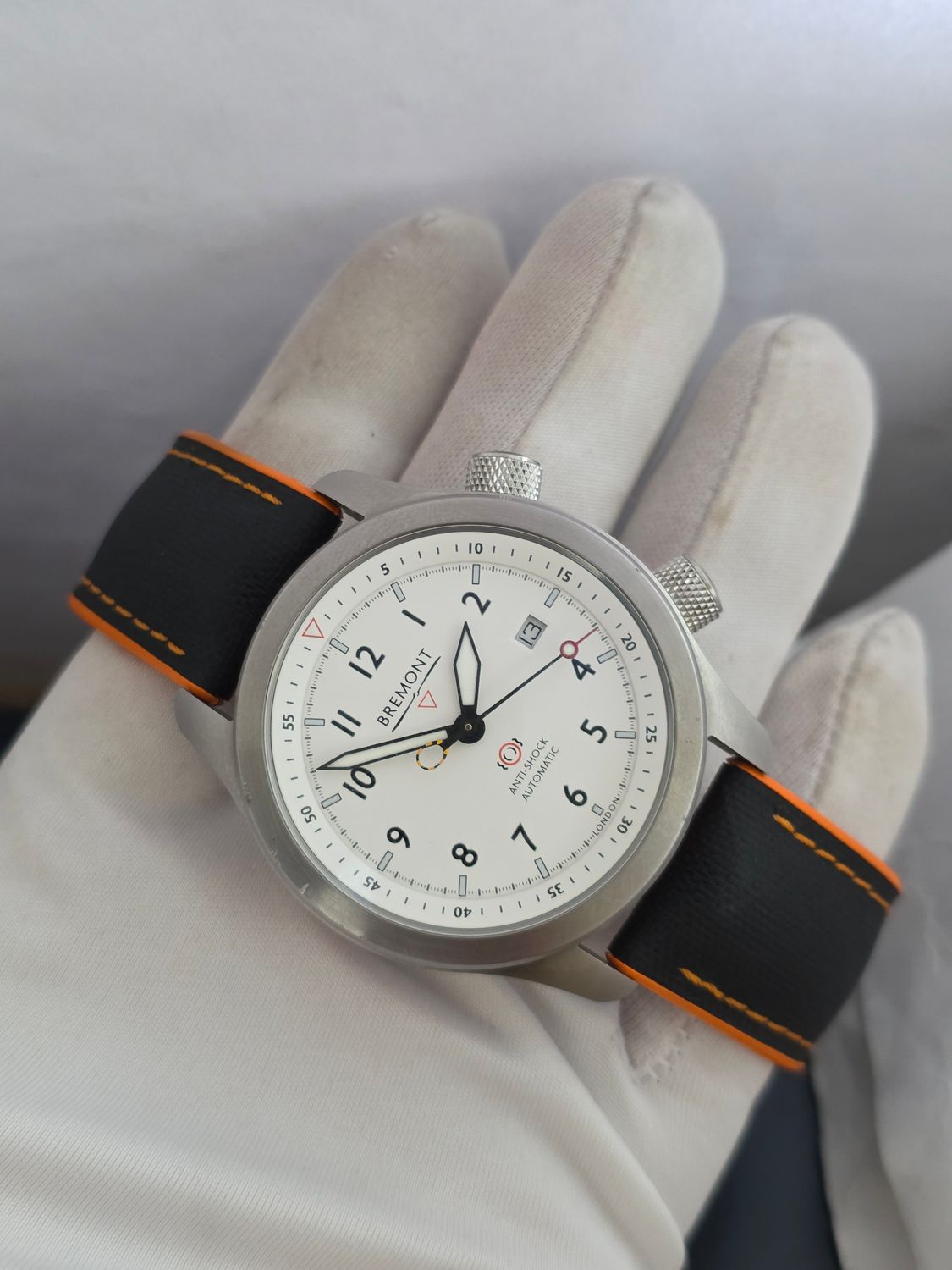 Bremont MBII White Dial Ref: SS-WH-C-O-P-11R, 2021 Automatic 43mm 2021 Full Set