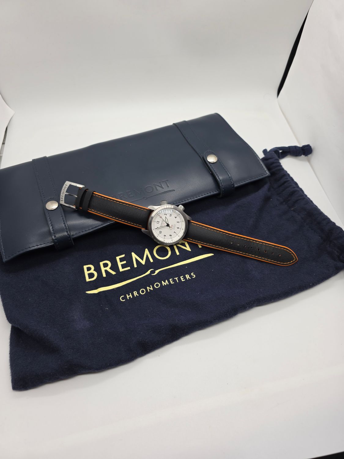 Bremont MBII White Dial Ref: SS-WH-C-O-P-11R, 2021 Automatic 43mm 2021 Full Set