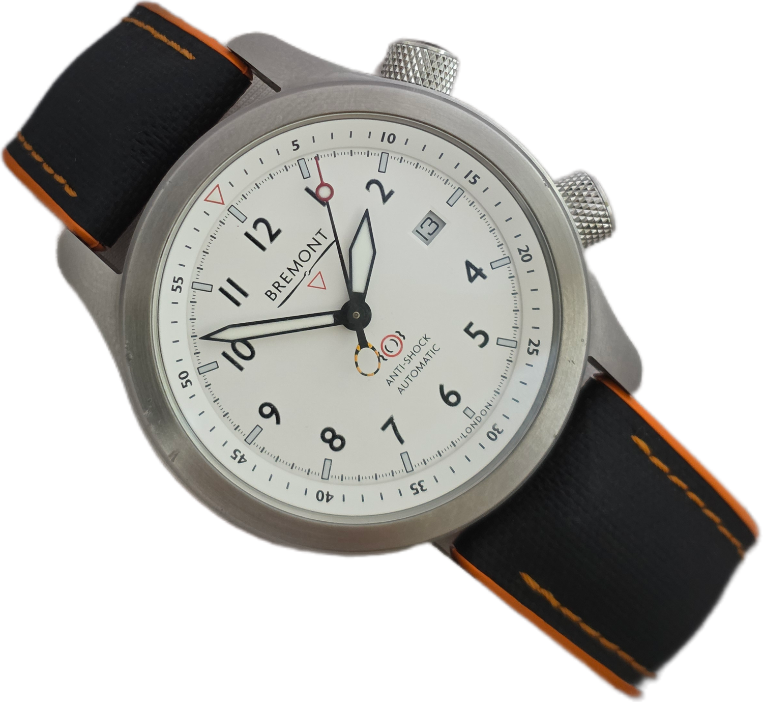 Bremont MBII White Dial Ref: SS-WH-C-O-P-11R, 2021 Automatic 43mm 2021 Full Set